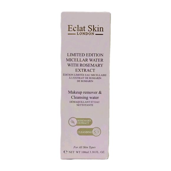 Eclat Skin London Micellar Water Rosemary Extract Makeup Remover & Cleansing - Picture 2 of 5